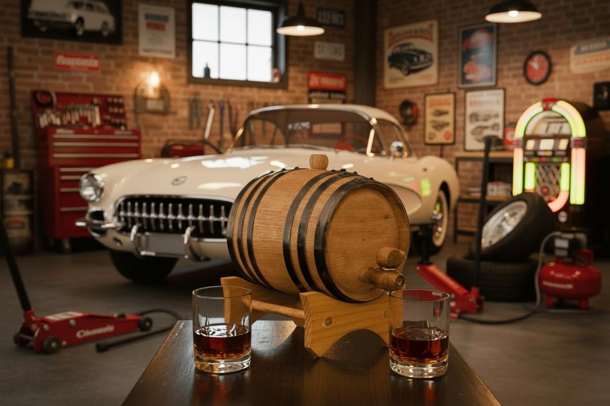 1 Liter White Oak Barrel