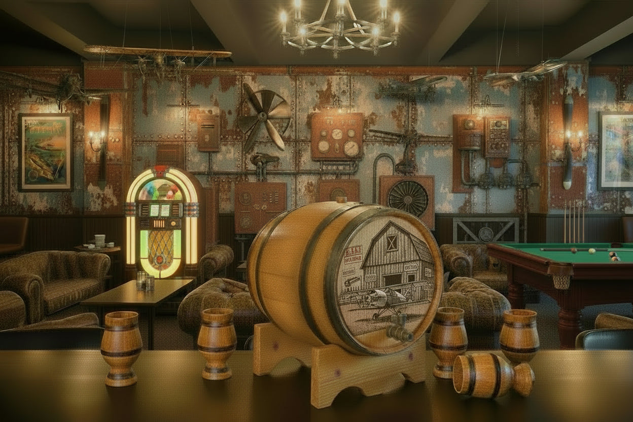 1 Liter White Oak Barrel