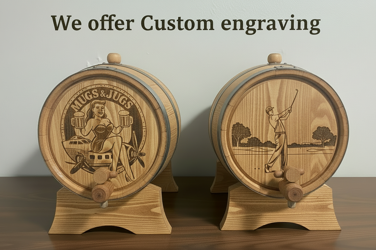 10 Liter White Oak Barrel