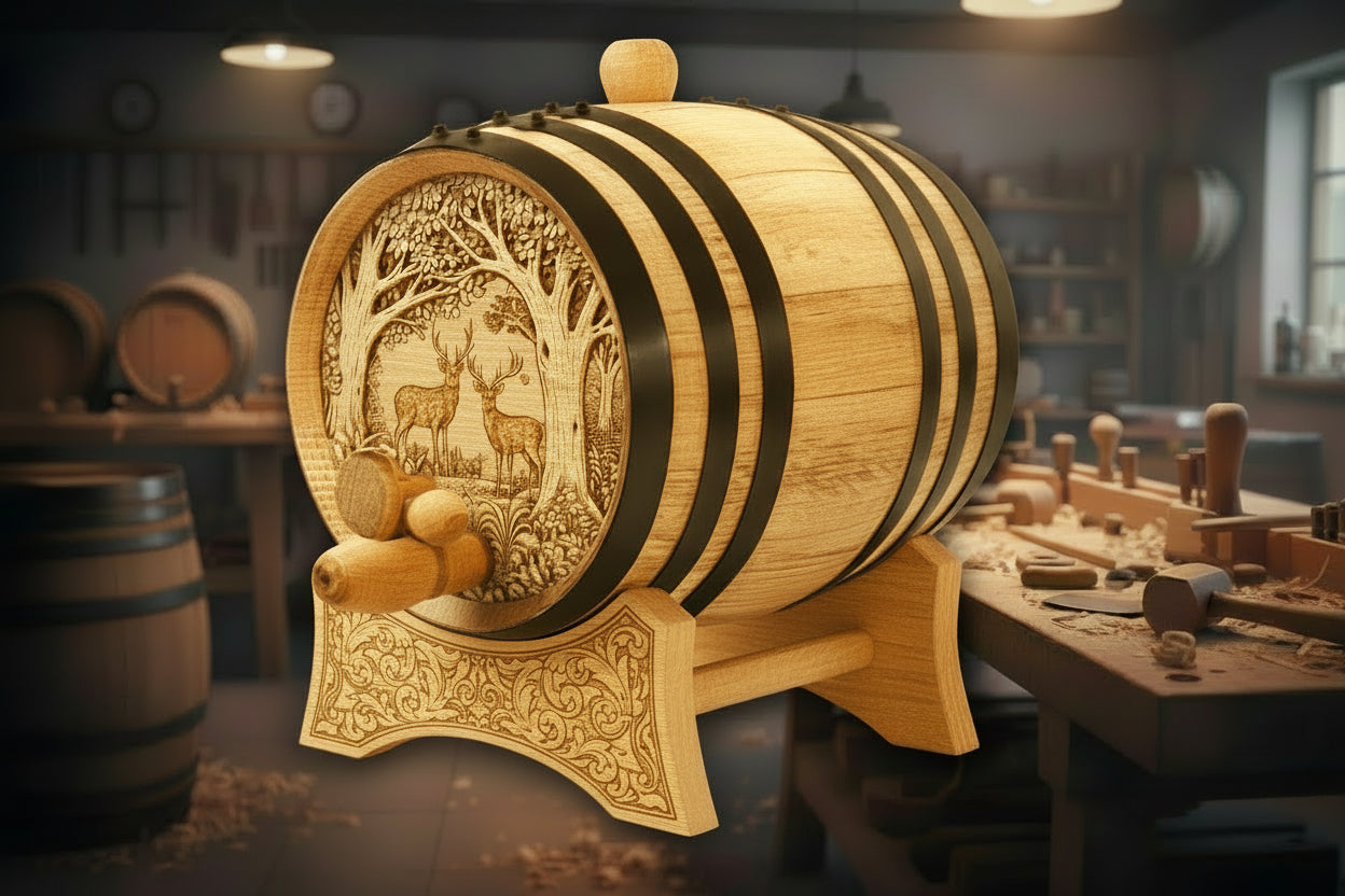 3 Liter White Oak Barrel