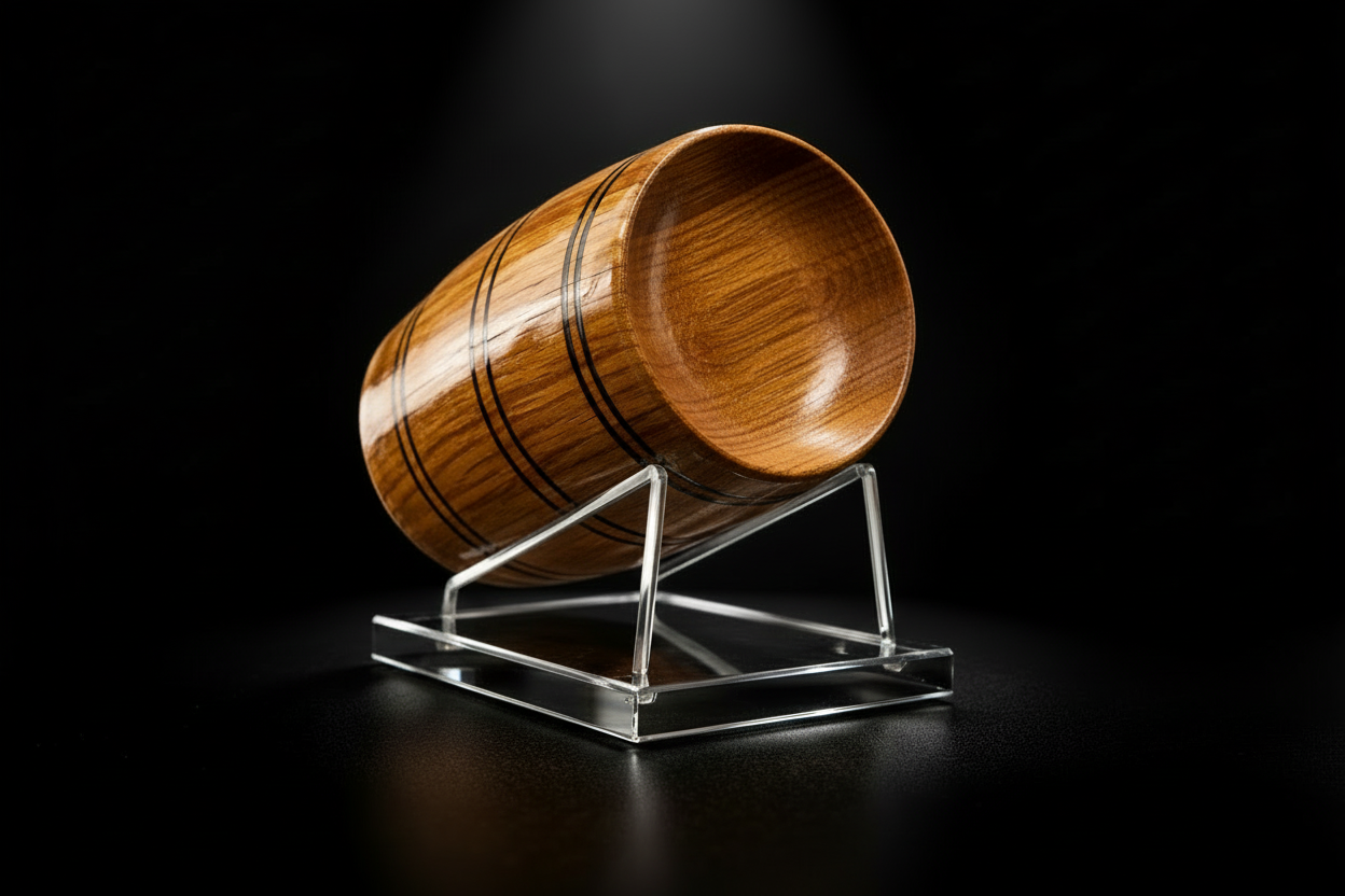 White Oak Barrel Charred Whiskey Glass