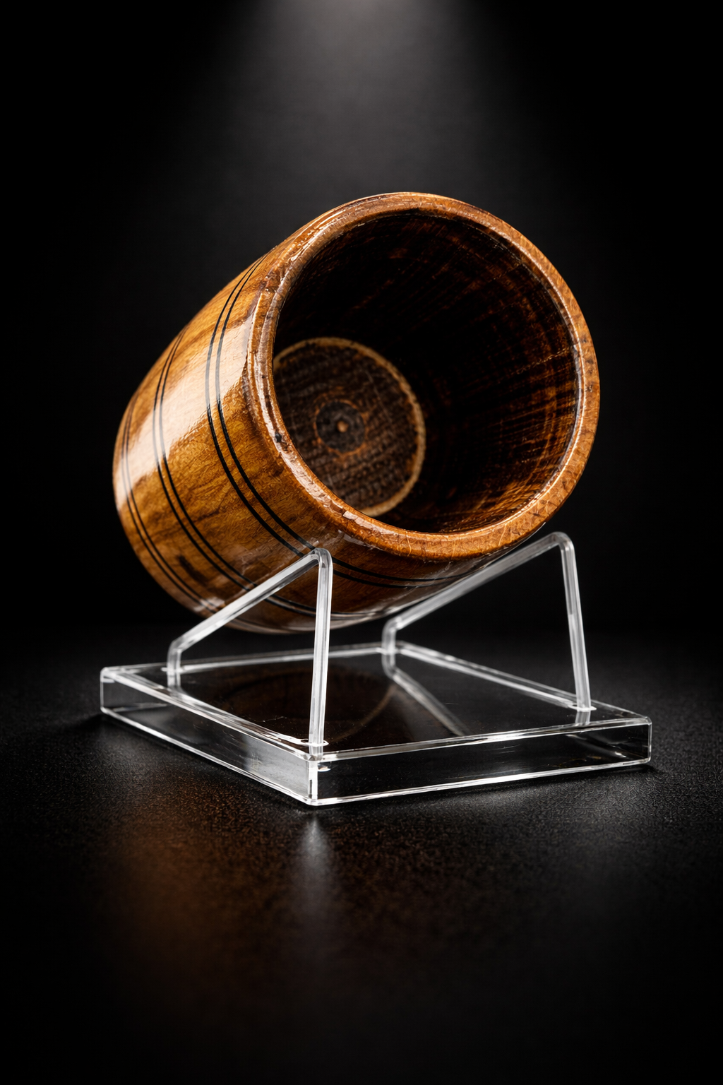 White Oak Barrel Charred Whiskey Glass