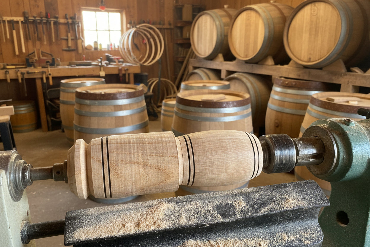 White Oak Barrel Charred Whiskey Glass