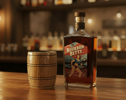 White Oak Barrel Charred Whiskey Glass